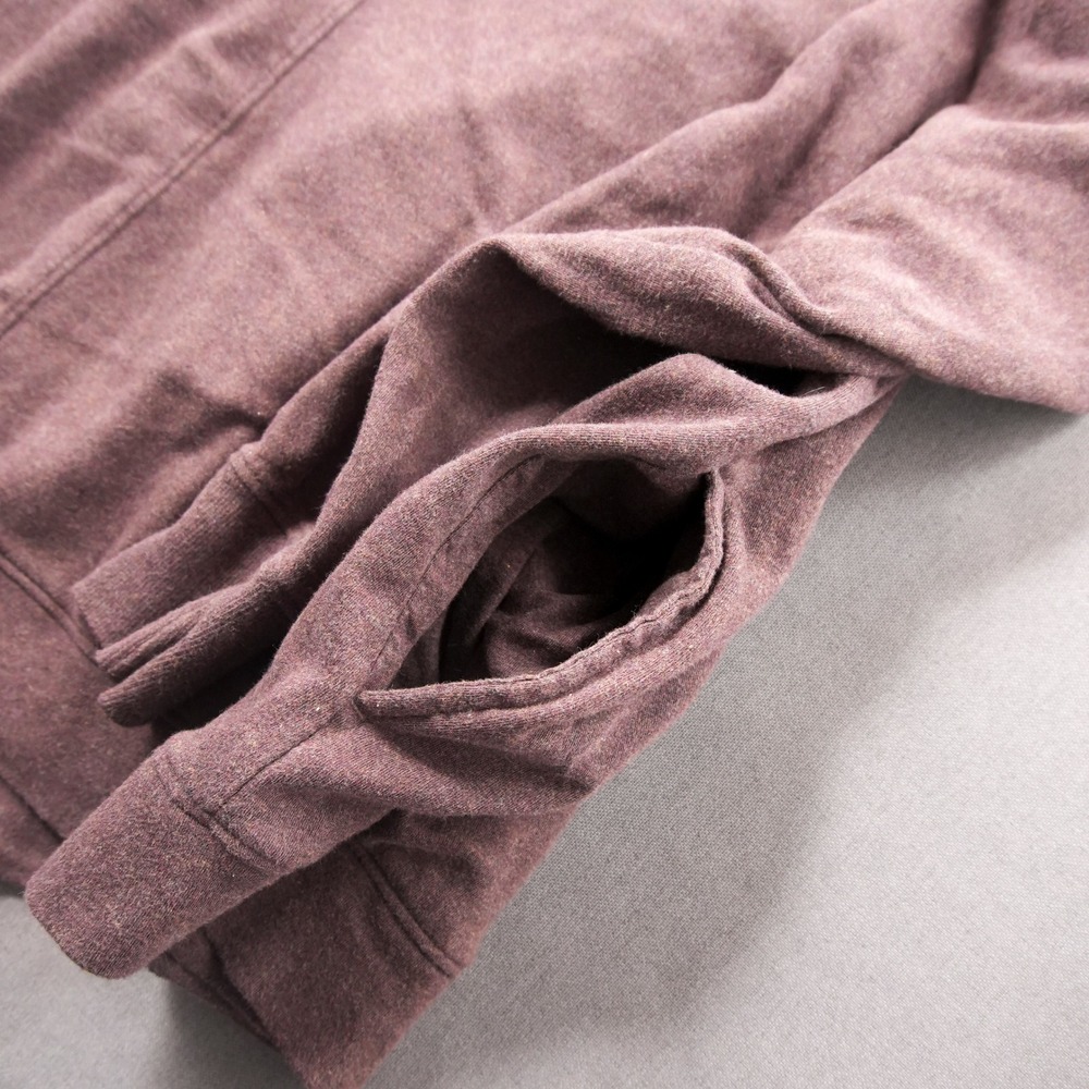 Pact Open Front Shawl Collar Cardigan Sweater Pocket Organic Women XL Lounge - Picture 10 of 11